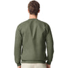 Gildan Unisex Military Green Midweight 1/4 Zip Sweatshirt