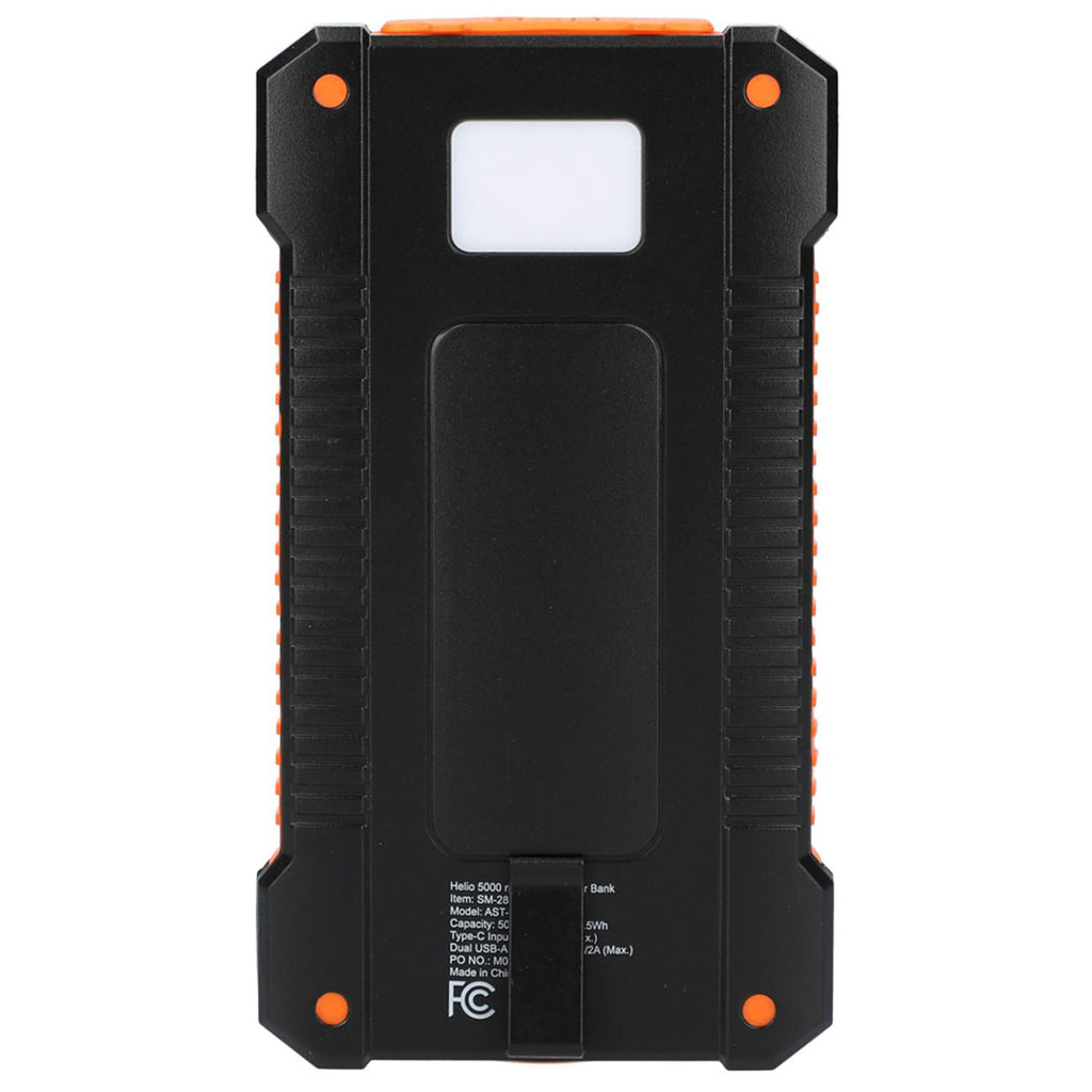 Bullet Black Helio 5000 mAh Solar Power Bank