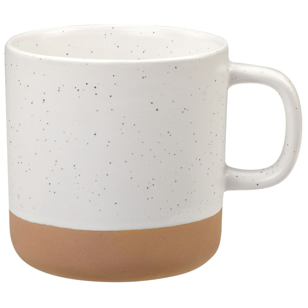 Bullet White Santos Artisanal 12oz Ceramic Coffee Mug