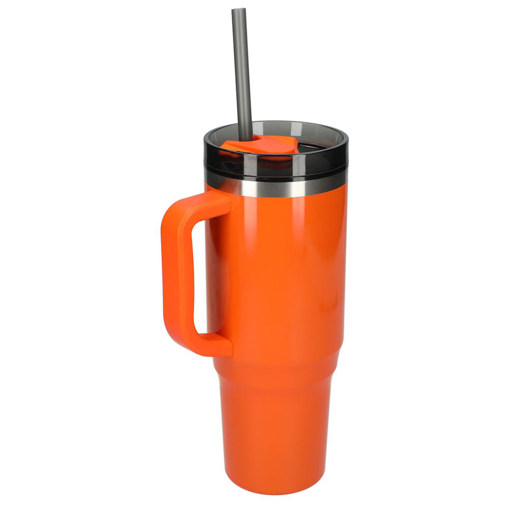 Bullet Orange Thor 40 oz Eco-Friendly Straw Tumbler