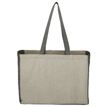 Bullet Black/Natural Recycled Cotton Contrast Side Shopper Tote