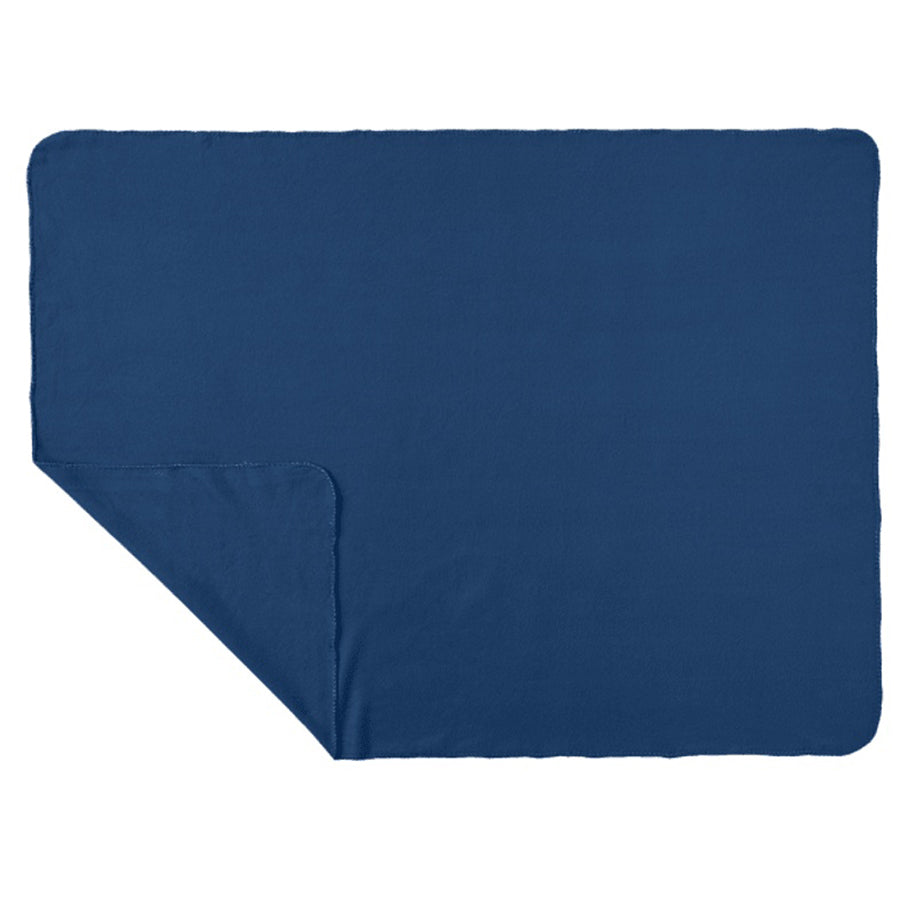 Bullet Navy 100% Recycled PET Fleece Blanket