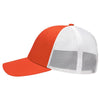 Sportsman Chino Orange/White Lo-Pro Mesh Back Trucker Fit Cap