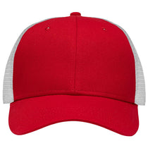 Sportsman Chino Red/White Lo-Pro Mesh Back Trucker Fit Cap