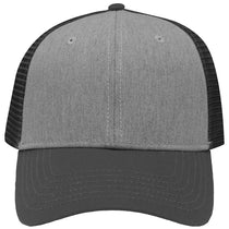 Sportsman Heather Grey/Charcoal/Charcoal Lo-Pro Mesh Back Trucker Fit Cap