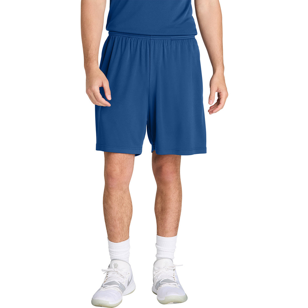 Sport-Tek Men's True Royal PosiCharge Competitor 7" Pocketed Short