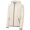 Sport-Tek Men's Ecru Phenom Full-Zip Hoodie