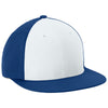 Sport-Tek White/True Royal/True Royal Pro-Cut Stretch-Tek Cap