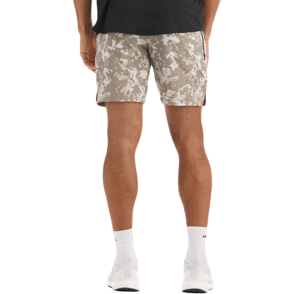 UNRL Men's Desert Shatter Camo Stride Short [7.5"]