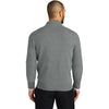 Port Authority Men's Medium Heather Grey Easy Care 1/4-Zip Sweater