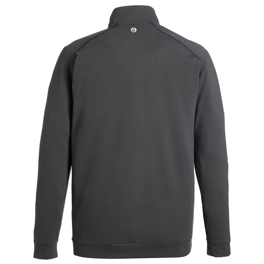 Swannies Men's Black Colt Quarter-Zip Pullover