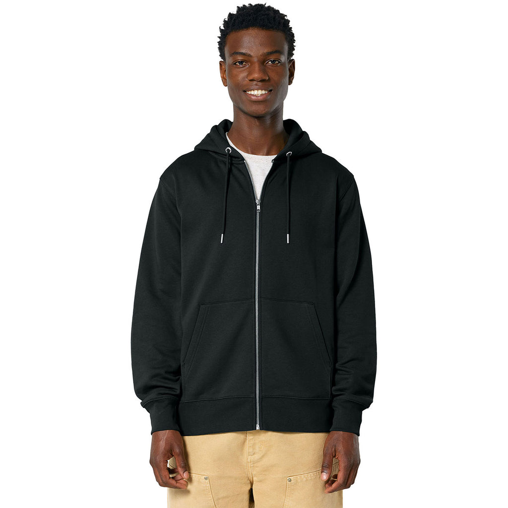 Stanley/Stella Unisex Black Cultivator 2.0 Full-Zip Hooded Sweatshirt