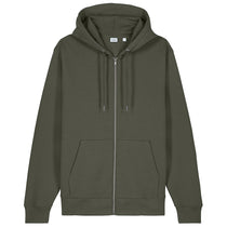Stanley/Stella Unisex Khaki Green Cultivator 2.0 Full-Zip Hooded Sweatshirt