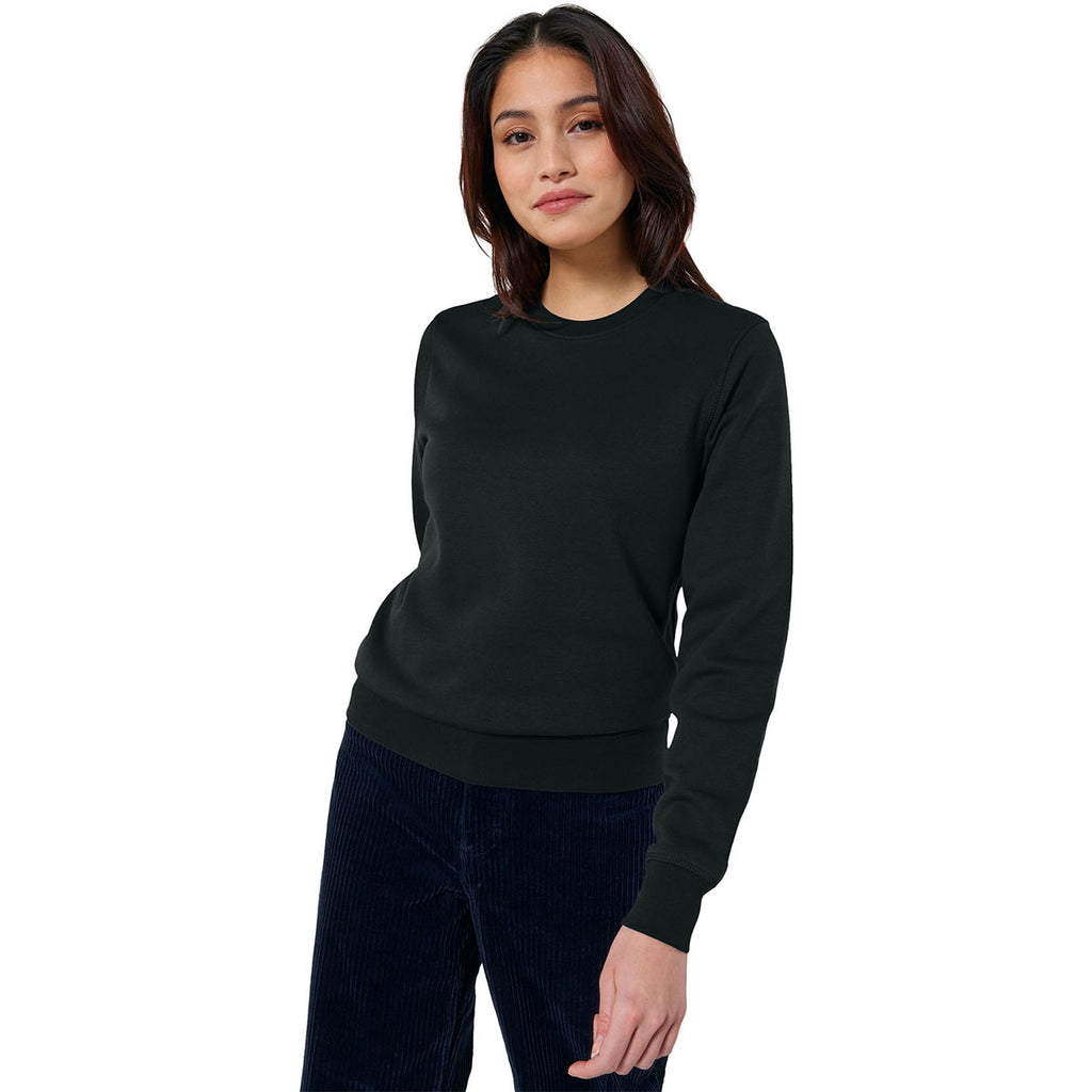 Stanley/Stella Unisex Black Roller Crewneck Sweatshirt