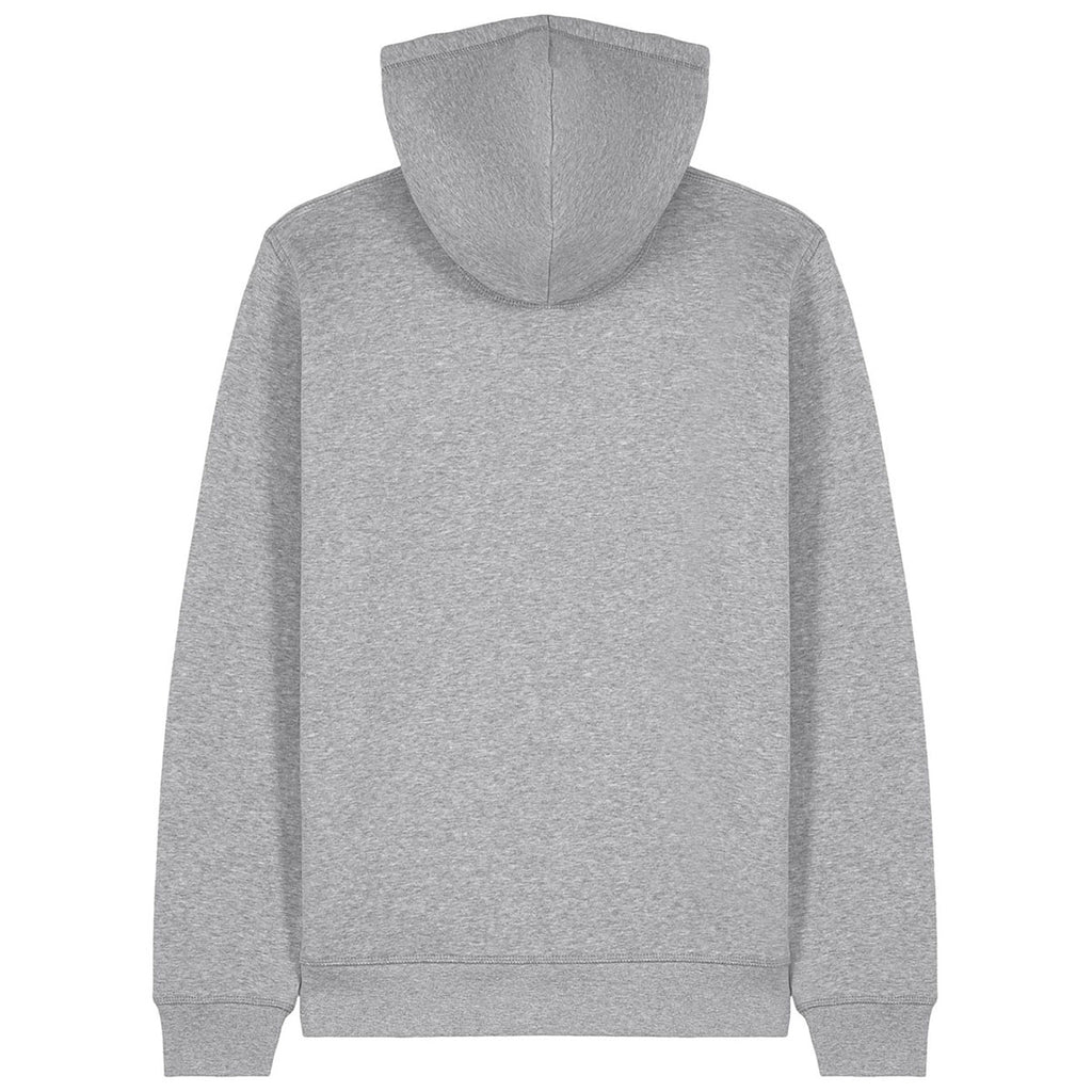 Stanley/Stella Unisex Heather Grey Mixer Full-Zip Hooded Sweatshirt