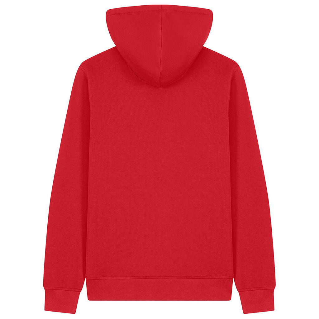Stanley/Stella Unisex Red Mixer Full-Zip Hooded Sweatshirt