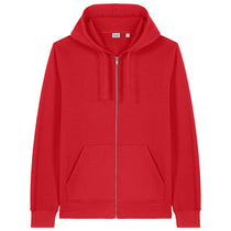 Stanley/Stella Unisex Red Mixer Full-Zip Hooded Sweatshirt