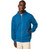 Stanley/Stella Unisex Royal Blue Mixer Full-Zip Hooded Sweatshirt