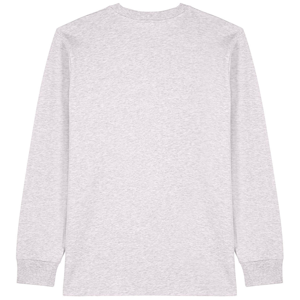 Stanley/Stella Unisex Cool Heather Grey Freestyler Heavyweight Long Sleeve Tee
