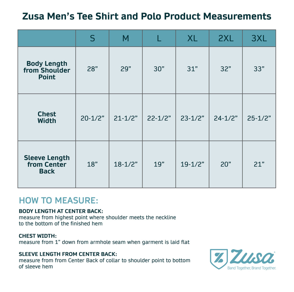 Zusa Men's Black Everyday Pique Polo