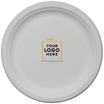 American Accents White Biodegradable Eco-Plates 10 Inches
