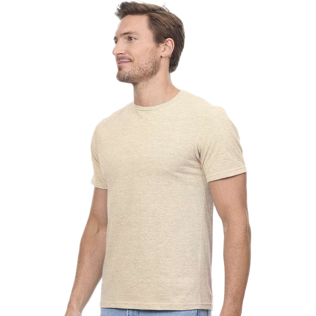 Threadfast Apparel Men's Heather Sand Epic CVC T-Shirt