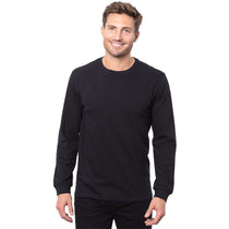 Threadfast Apparel Men's Black Epic Long Sleeve T-Shirt