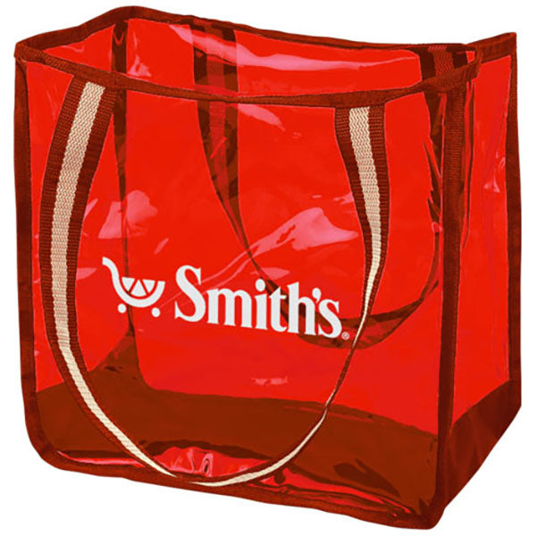 SnugZ Red University Park Clear Tote