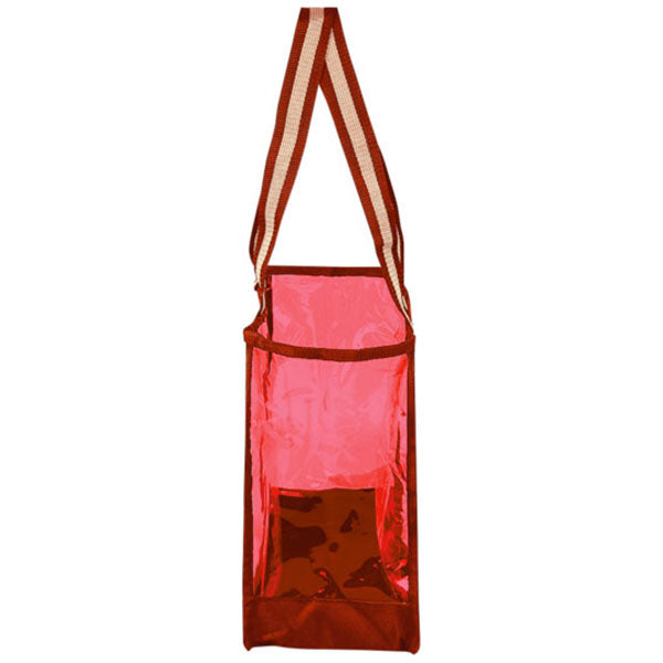 SnugZ Red University Park Clear Tote