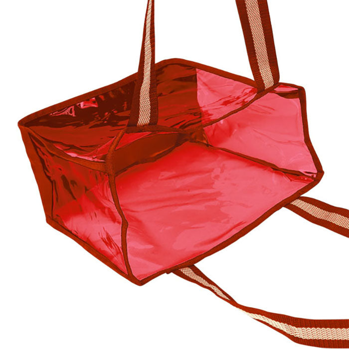SnugZ Red University Park Clear Tote
