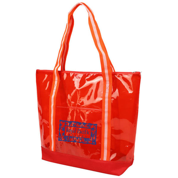 SnugZ Red Anaheim Clear Tote