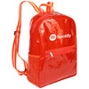 SnugZ Red Columbus Clear Backpack