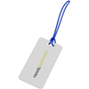 SnugZ White with Blue Strap Excursion Luggage Tag