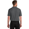 Port Authority Men's Storm Grey Tall Wearever Signature Pique Pocket Polo