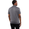 Elevate Men's Charcoal Izu Everything Performance Eco Short Sleeve Polo