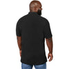 Elevate Men's Black Izu Everything Performance Eco Short Sleeve Polo