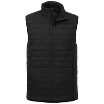 Elevate Men's Black Telluride Lightweight Packable Insulated Puffer Vest