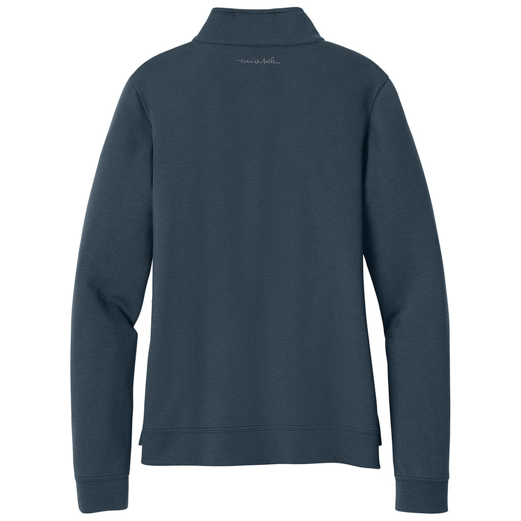 TravisMathew Women's Blue Nights Coveside 1/2-Zip