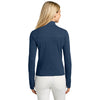 TravisMathew Women's Navy Heather Onward 1/2-Zip
