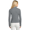 TravisMathew Women's Quiet Shade Grey Heather Onward 1/2-Zip