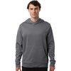 Team 365 Unisex Sport Graphite Squad Hooded Tech Fleece Pullover