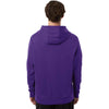Team 365 Unisex Sport Purple Squad Hooded Tech Fleece Pullover