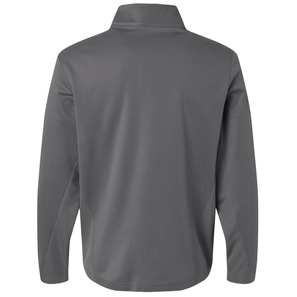 Team 365 Unisex Sport Graphite Squad Cadet Quarter-Zip Tech Fleece Pullover
