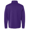 Team 365 Unisex Sport Purple Squad Cadet Quarter-Zip Tech Fleece Pullover