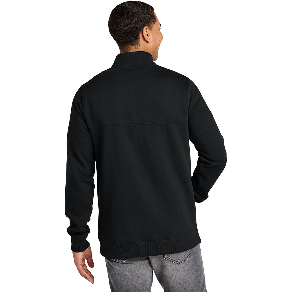 tentree Men's Meteorite Black Space Dye Fleece 1/4-Zip