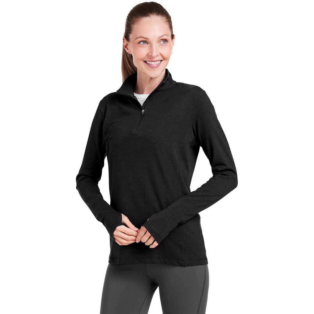 tasc Women's Black Recess Quarter-Zip