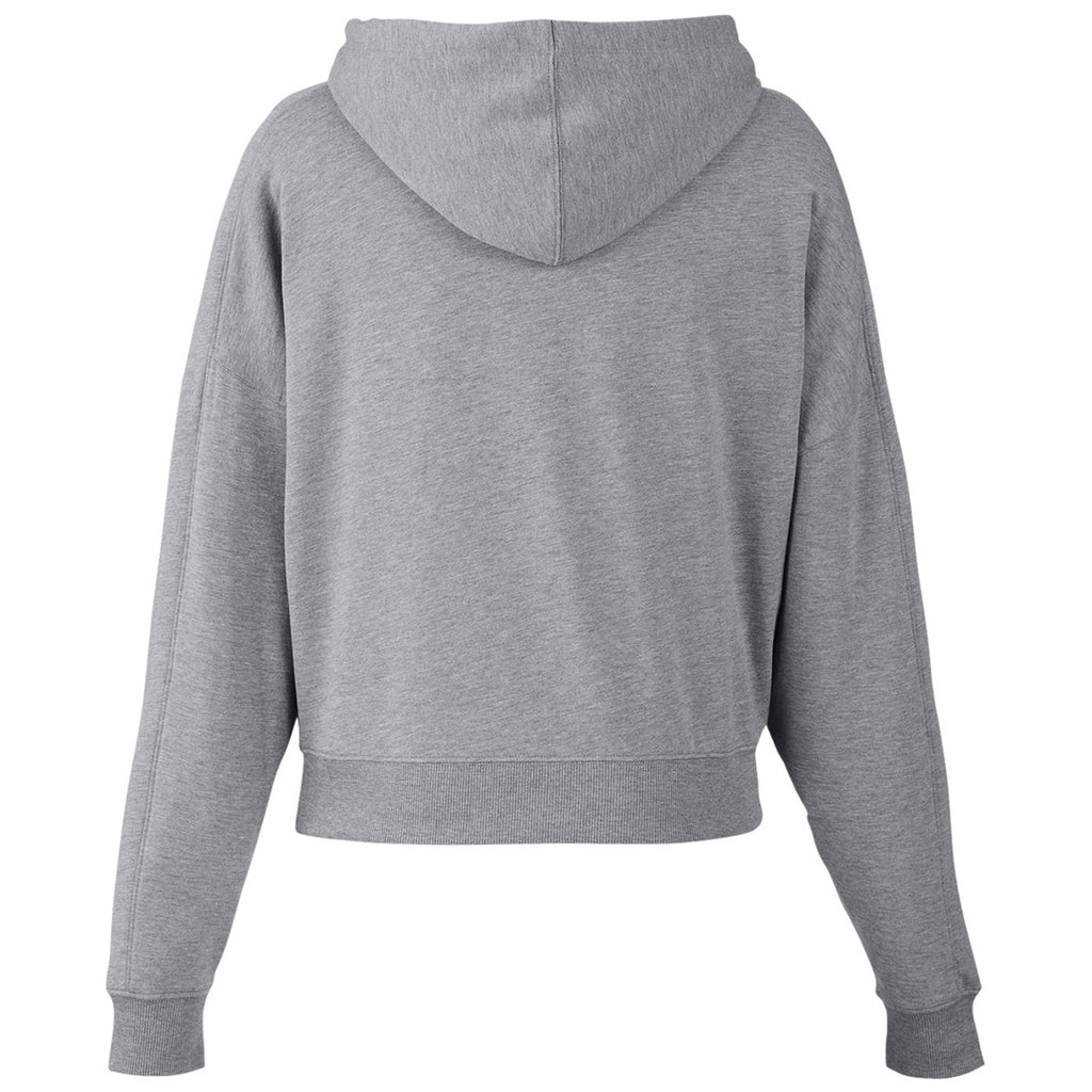 tasc Women's Heather Grey Studio Hooded Fleece