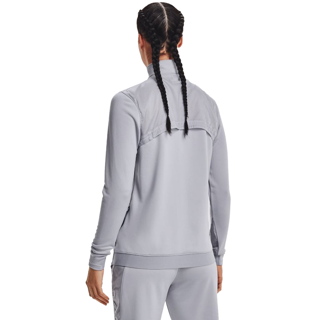 Under Armour Women's Mod Gray Command Warm-Up Full-Zip