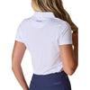 Straight Down Women's White Abbot 2.0 Polo