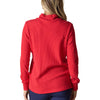 Straight Down Women's Flame Red Misty Top
